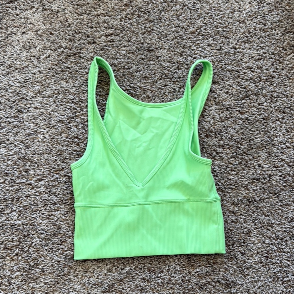Lululemon Athletica Lime Green Tank Top